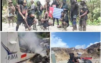 TPNPB Klaim Tembak Pilot Amerika dan Bakar Pesawat di Yahukimo, Desak Dialog Internasional